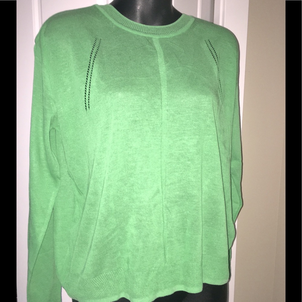 ballerina sheer low-back sweater